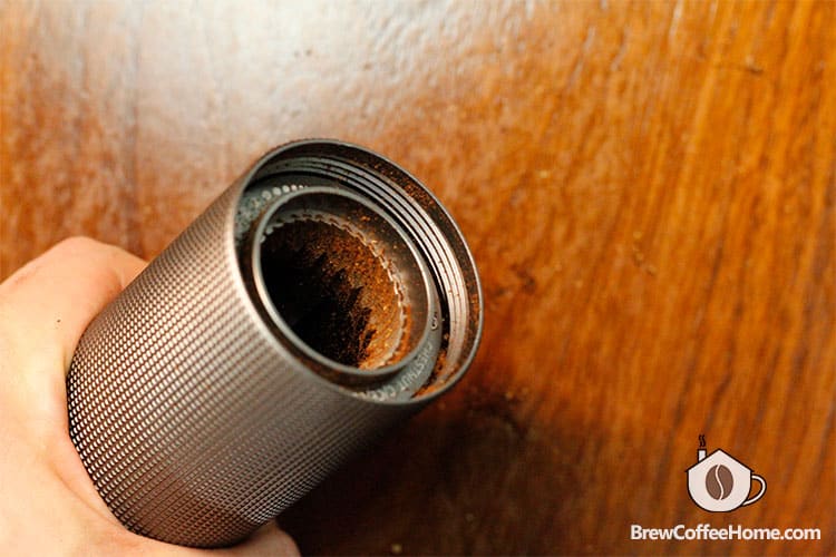 coffee-grounds-in-hand-grinder