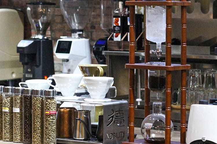 drip coffee tower