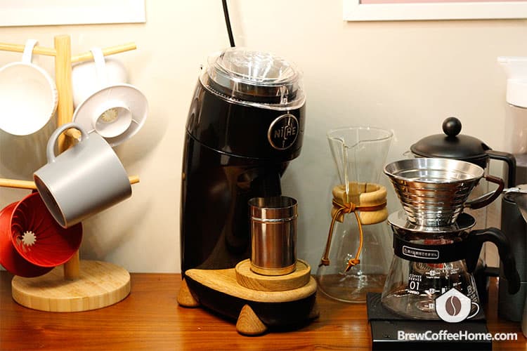 an espresso grinder