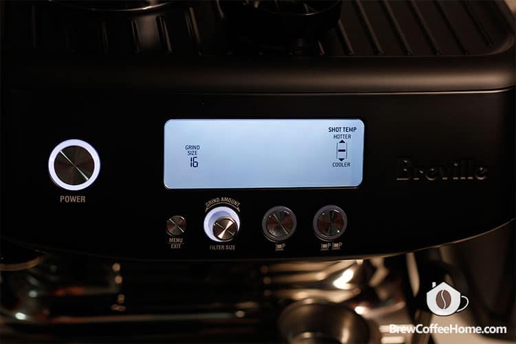 BES878 temperature setting