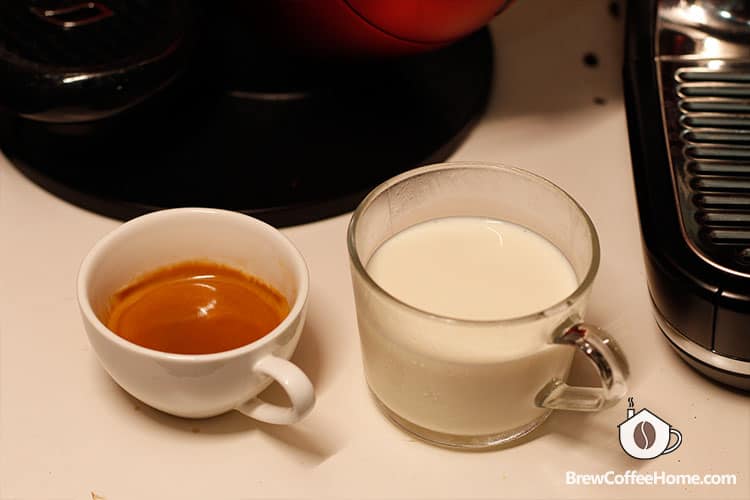 espresso and milk