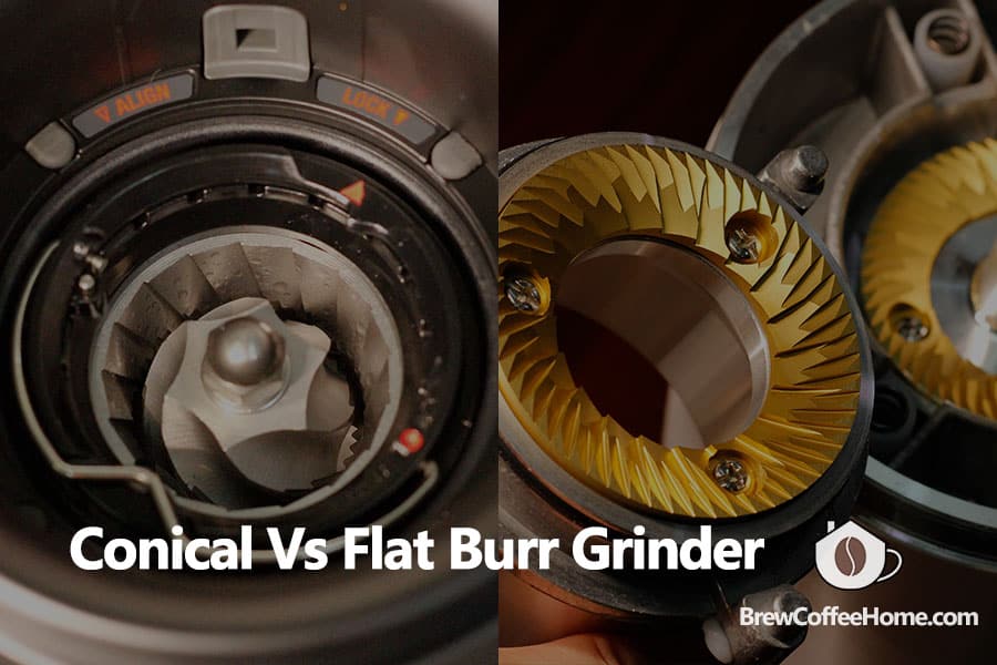 Conical burrs vs. flat burrs