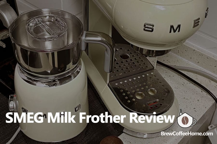 SMEG Black Retro-Style Milk Frother SMEG