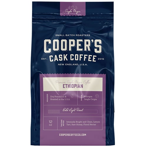 Cooper's Cask Coffee - Ethiopia Bold Light Roast Coffee