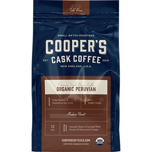 Cooper's Cask Peruvian Organic Cold Brew Coffee