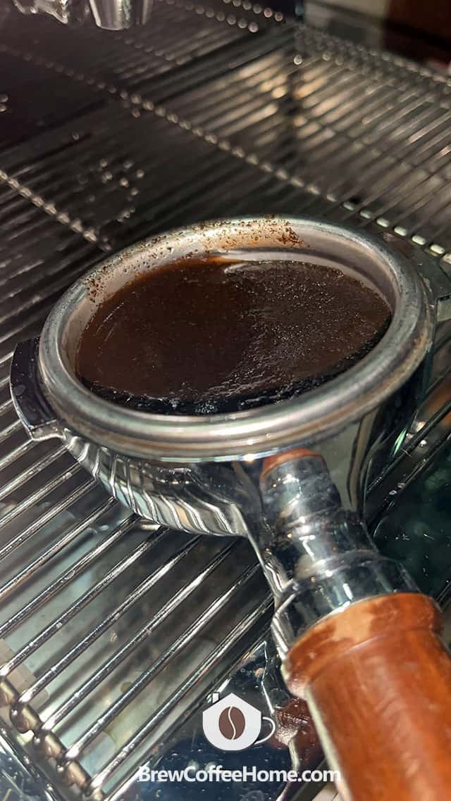 Espresso Puck is Wet Troubleshooting