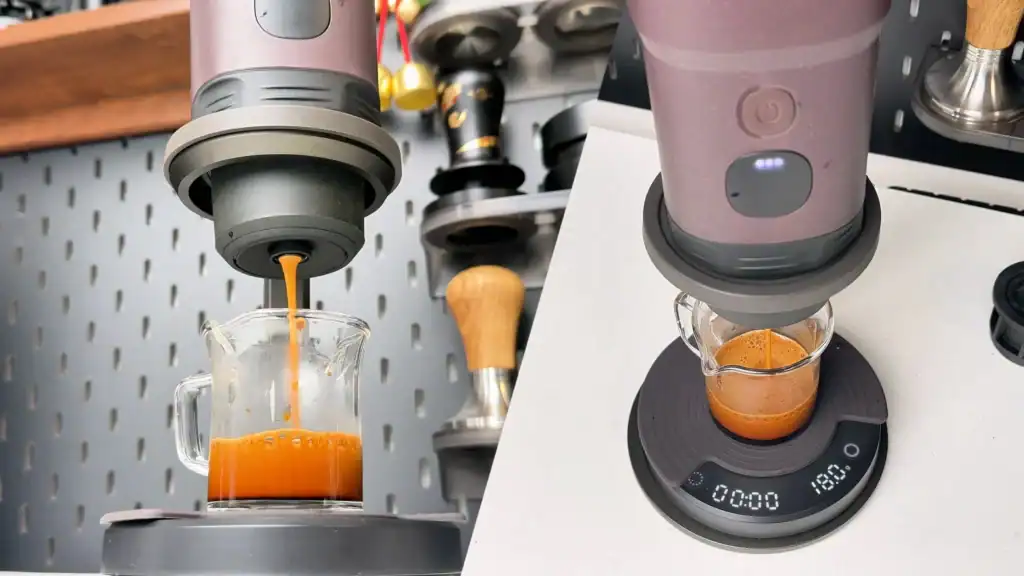 brewing with pressurized basket